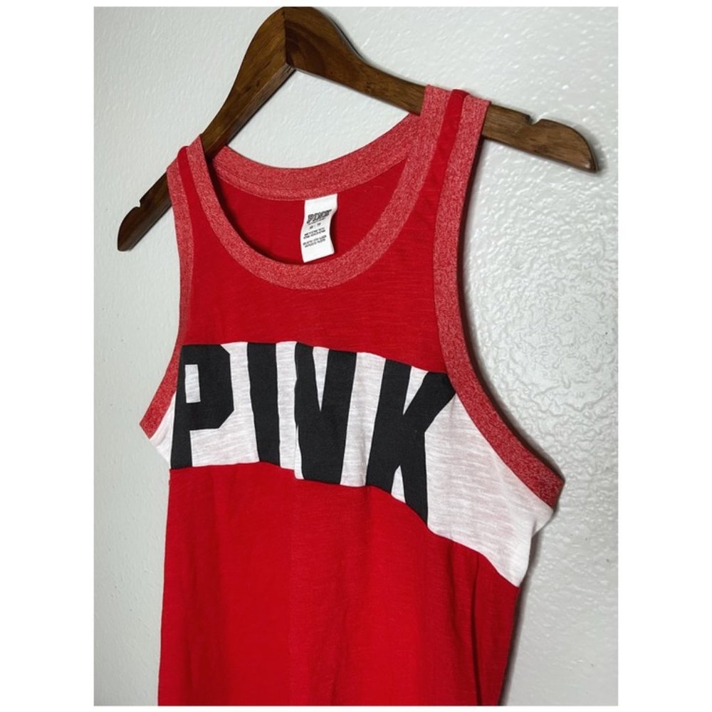Victorias Secret PINK Red Tank Top - Picture 2 of 4